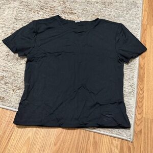 Beyond Yoga Black Crop Top Tee